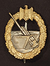 Kriegsmarine Coastal Artillery badge by Schwerin, Berlin